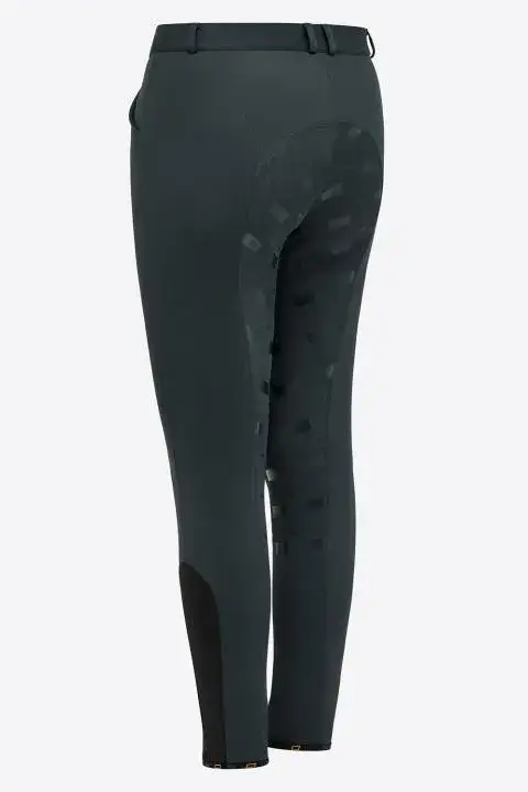 Rider's Gene Rider's Gene Full Grip Unisex Young Riders Breeches GRIGIO SCURO-2
