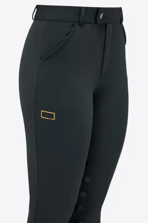 Rider's Gene Rider's Gene Full Grip Unisex Young Riders Breeches GRIGIO SCURO-3