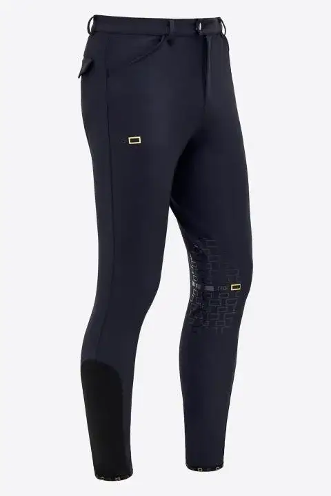 Rider's Gene Pantaloni da equitazione uomo Knee Grip RG NAVY-1