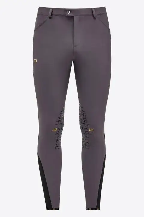 Rider's Gene Pantaloni da equitazione uomo Knee Grip RG Graphite Grey-2