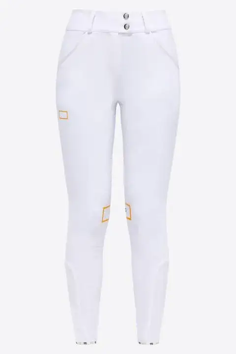 Rider's Gene Pantaloni da equitazione Full Grip donna RG WHITE-2
