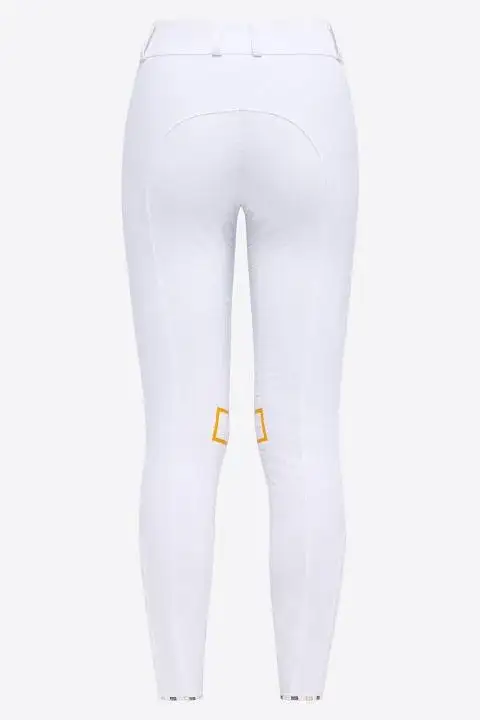 Rider's Gene Pantaloni da equitazione Full Grip donna RG WHITE-3