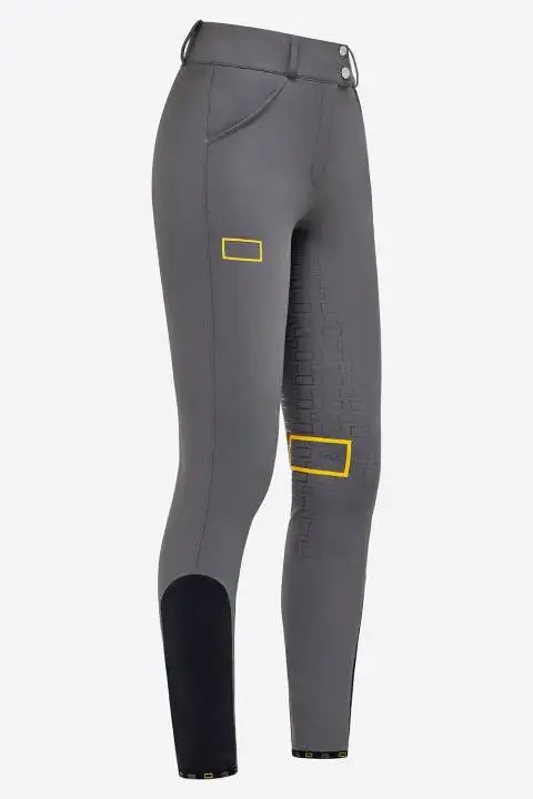 Rider's Gene RG Hight Waist Full Grip Riding Breeches Graphite Grey-1