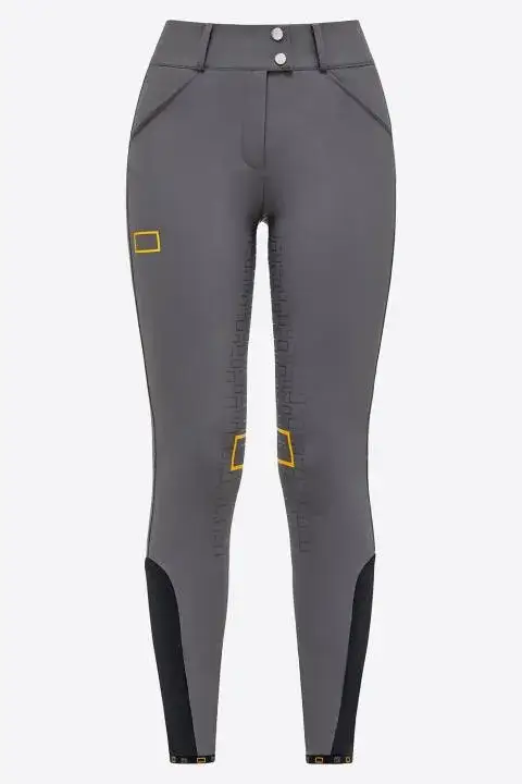 Rider's Gene RG Hight Waist Full Grip Riding Breeches Graphite Grey-2