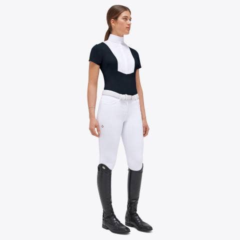 Cavalleria Toscana Women's competition shirt NAVY-1