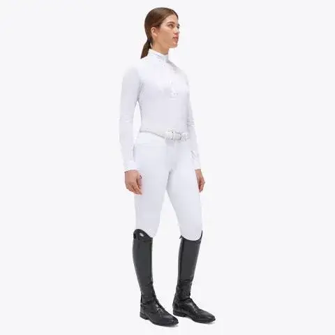 Cavalleria Toscana Women's competition shirt WHITE-1