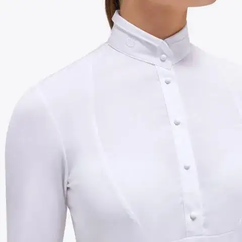 Cavalleria Toscana Women's competition shirt WHITE-3