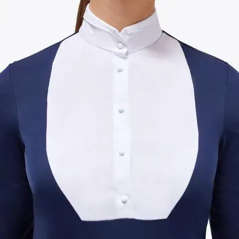Cavalleria Toscana Camicia da competizione da donna ROYAL BLUE-3