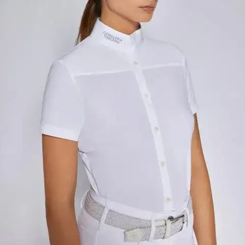 Cavalleria Toscana Women's competition shirt WHITE-3