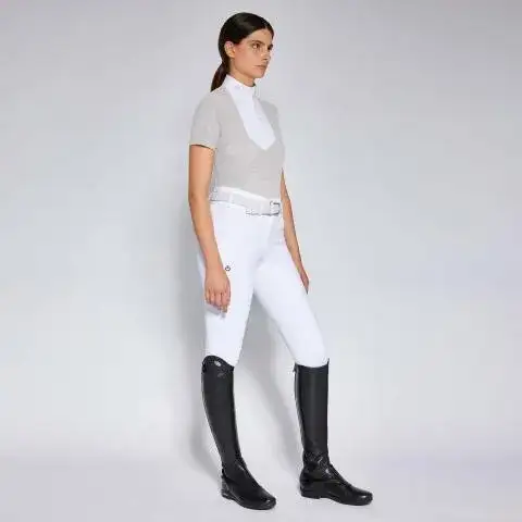 Cavalleria Toscana Women's competition shirt LIGHT GREY-1