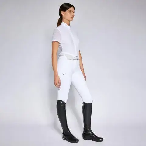Cavalleria Toscana Women's competition shirt WHITE-1
