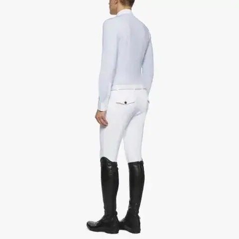 Cavalleria Toscana Cavalleria Toscana Men's Competition Shirt OXFORD BLUE PRINT-3