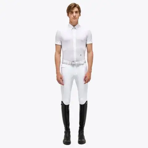 Cavalleria Toscana Men's competition shirt WHITE-1