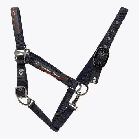 Cavalleria Toscana Adjustable nylon halter NAVY-1