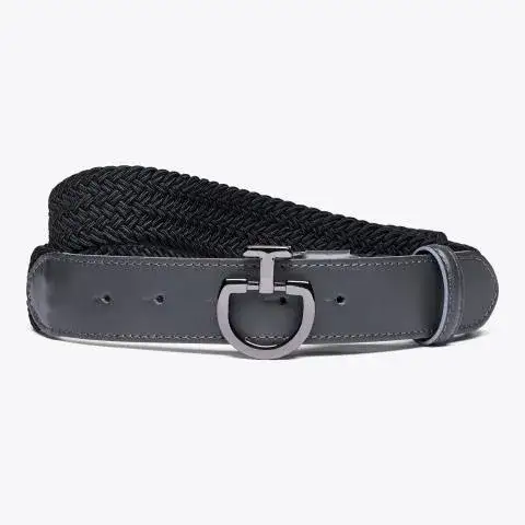 【未使用】CAVALLERIA TOSCANA カヴァレリア トスカーナ ベルト Elastic Belt CT Clasp L ホワイト レディース 乗馬 馬術 Cavalleria Toscana Women's elastic belt
