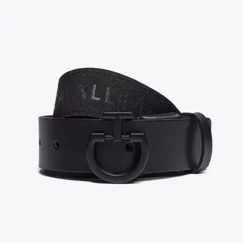 Cavalleria Toscana Women's Chamois Belt BLACK-1