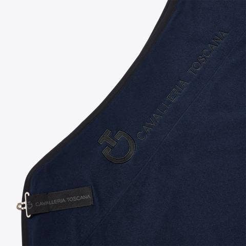 Cavalleria Toscana CT Logo Rug OCEAN BLUE-4