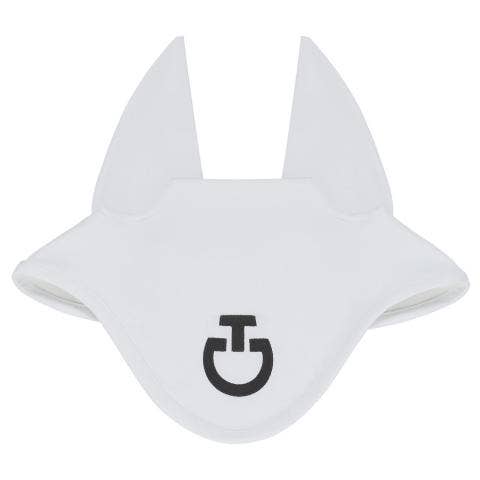 Cavalleria Toscana Jersey horse earnet WHITE/KNIT-1