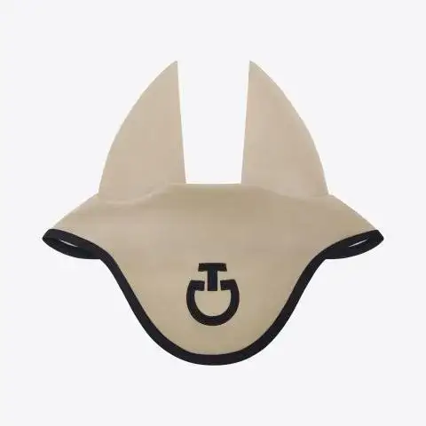 Cavalleria Toscana Jersey horse earnet BEIGE/BLACK-1