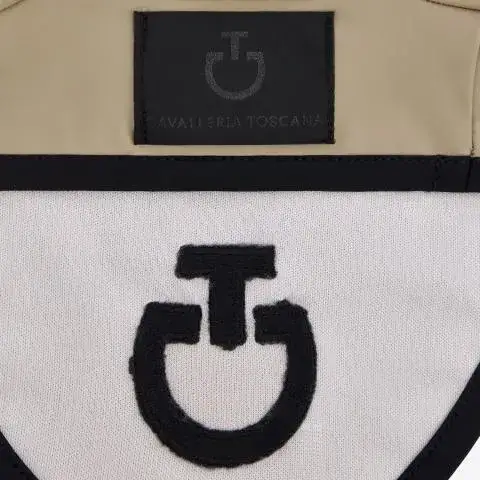 Cavalleria Toscana Jersey horse earnet BEIGE/BLACK-3