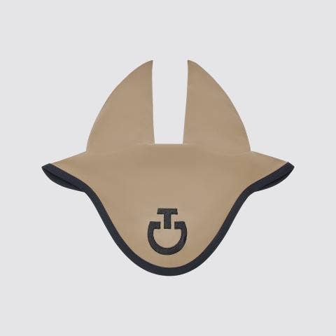 Cavalleria Toscana Cuffia in jersey leggero BISCUIT/BLACK-1