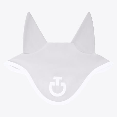 Cavalleria Toscana Cuffia in jersey leggero PEARL GREY/WHITE-1