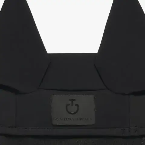 Cavalleria Toscana Cuffia cavallo lunga in jersey leggero BLACK-2