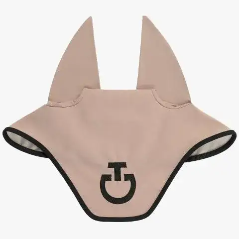 Cavalleria Toscana Lightweight jersey ear bonnet CIPRIA/BLACK-1