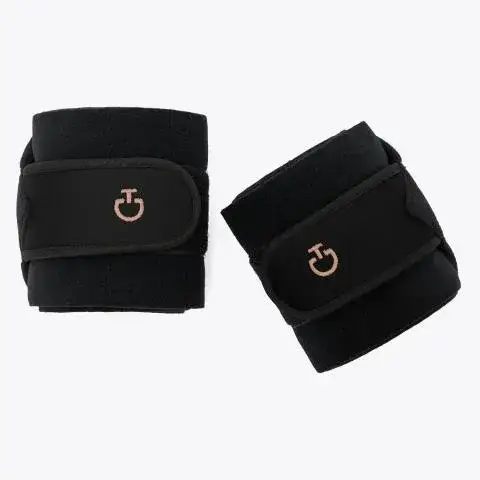 Cavalleria Toscana Fasce da lavoro in pile BLACK/TOFFEE BROWN-1