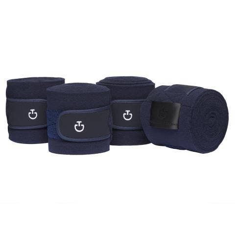 Cavalleria Toscana Fleece leg bandages DARK BLUE/DARK BLUE-3