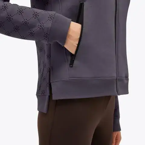 Cavalleria Toscana Women's hoodie IRON GREY-3