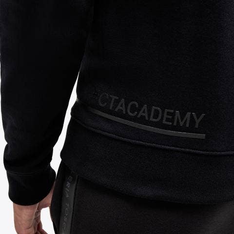 Cavalleria Toscana CT Academy men's cotton crew neck sweatshirt BLACK-8