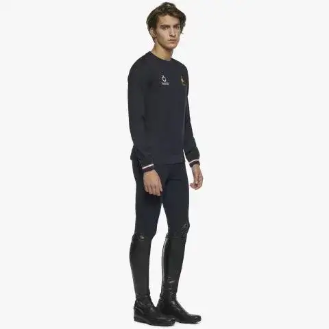 Cavalleria Toscana FISE crewneck sweatshirt NAVY-2