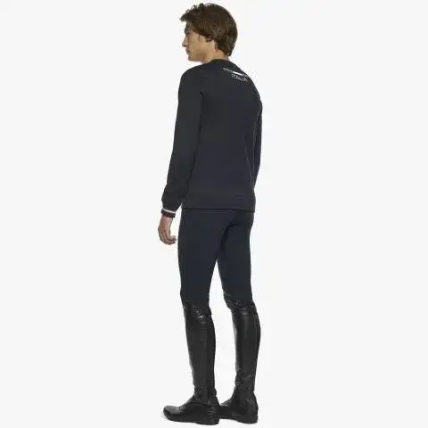 Cavalleria Toscana FISE crewneck sweatshirt NAVY-3