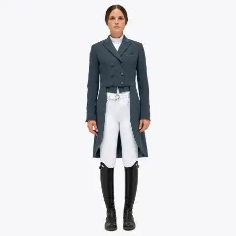 Cavalleria Toscana Frack da concorso da donna traforato ANTHRACITE GREY-1