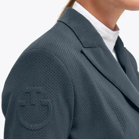 Cavalleria Toscana Frack da concorso da donna traforato ANTHRACITE GREY-5