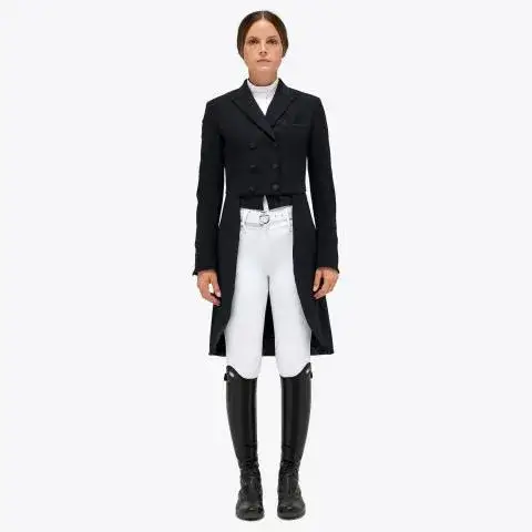 Cavalleria Toscana Women's tailcoat with covered b BLACK-1
