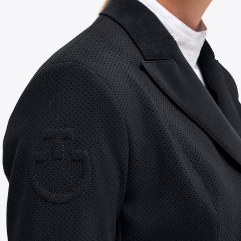 Cavalleria Toscana Women's tailcoat with covered b BLACK-4