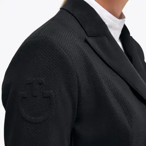 Cavalleria Toscana Women's tailcoat with covered b BLACK-4