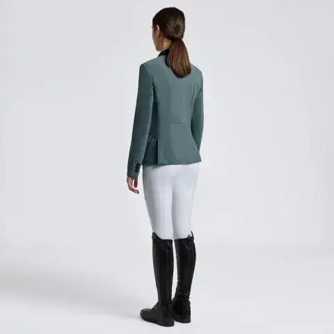 Cavalleria Toscana Girl's competition jacket PETROLEUM-2