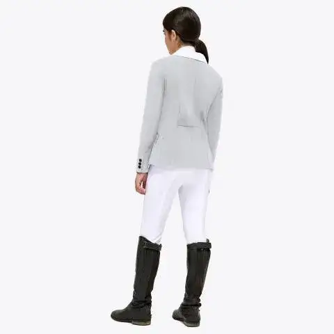Cavalleria Toscana Giacca da concorso per bambina. LIGHT GREY-3