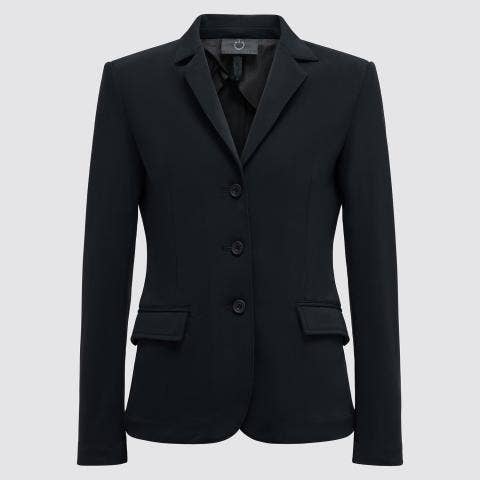 Cavalleria Toscana Giacca da concorso Hunter da bambina BLACK-1