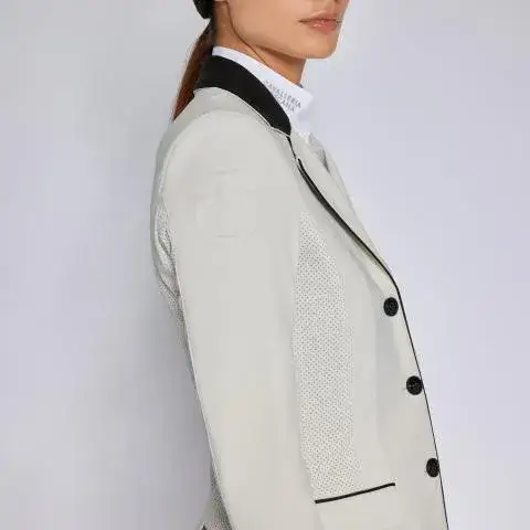 Cavalleria Toscana Women's perforated Competition Jacket with buttons