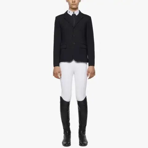 Cavalleria Toscana Boy's competition riding jacket. BLACK-1