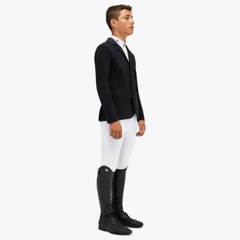 Cavalleria Toscana Boy's competition riding jacket. BLACK-2