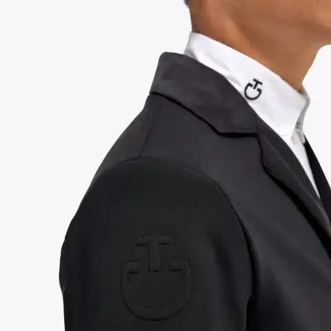 Cavalleria Toscana Boy's competition riding jacket. BLACK-4