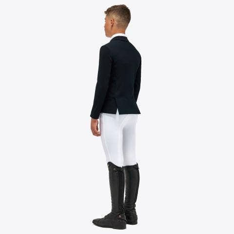 Cavalleria Toscana Boys’ jersey show coat BLACK-3