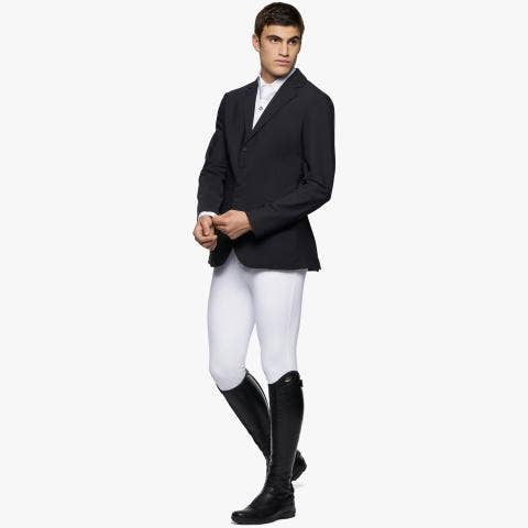 Cavalleria Toscana Men's lightweight riding jacket BLACK-5