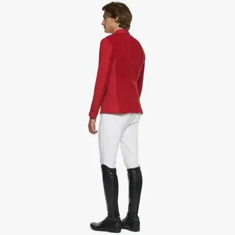 Cavalleria Toscana Lightweight men's riding jacket. RED-3