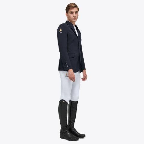 Cavalleria Toscana Men's FISE competition jacket NAVY-2